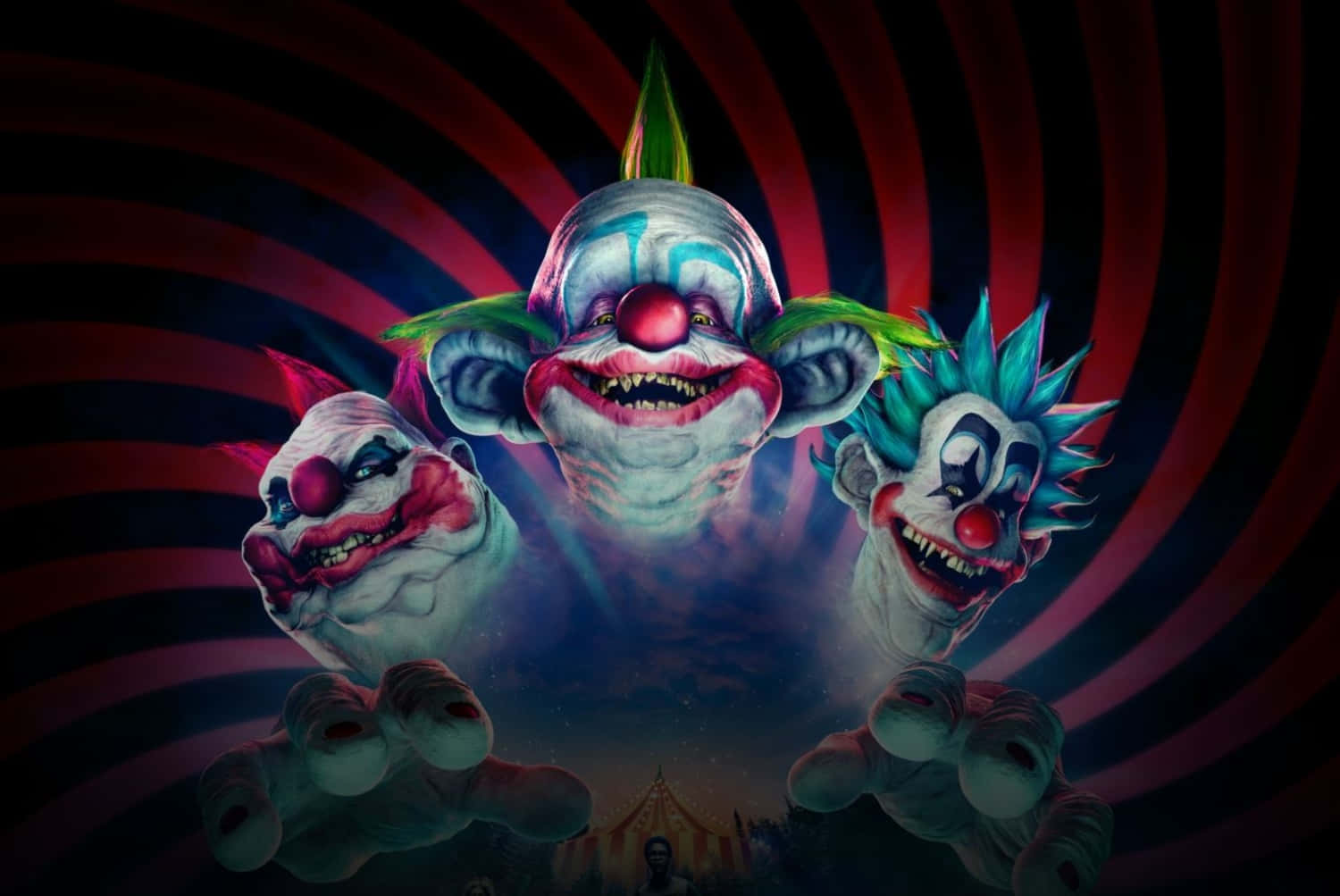 Portatei Killer Klowns Dallo Spazio Esterno Sfondo