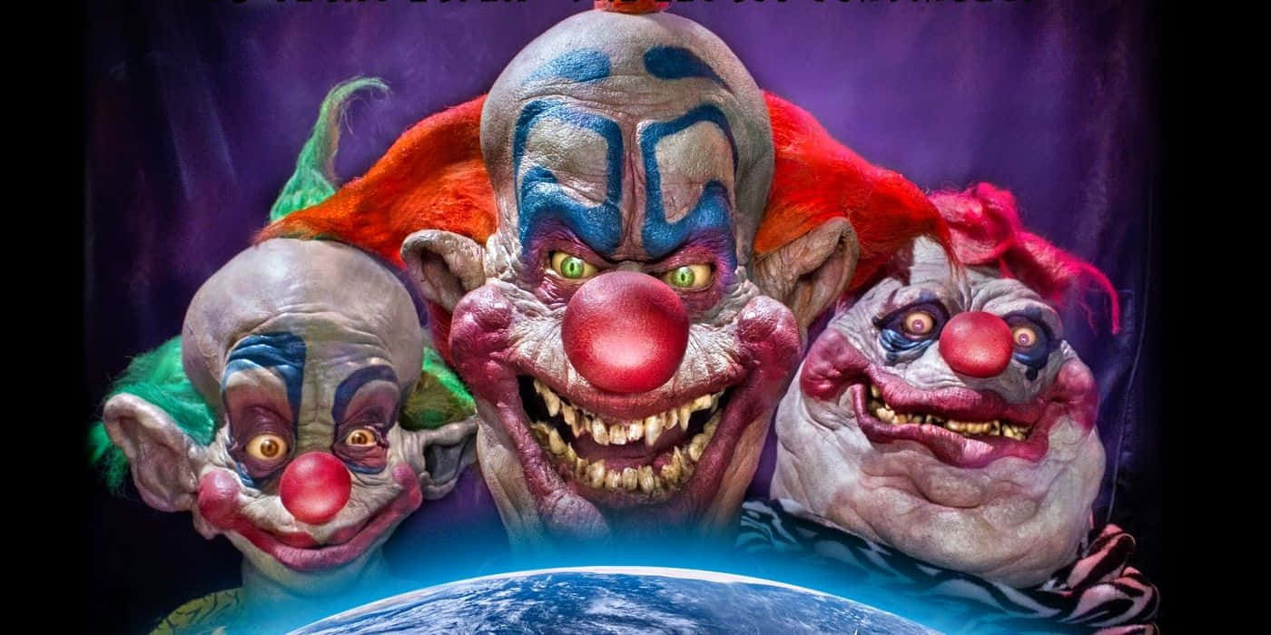 Killer Klowns From Outer Space Planning For Domination Wallpaper