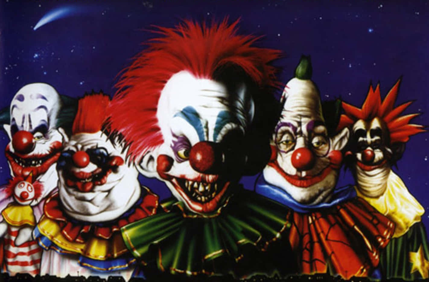 Killer Klowns From Outer Space With Jumbo And Chubby Wallpaper
