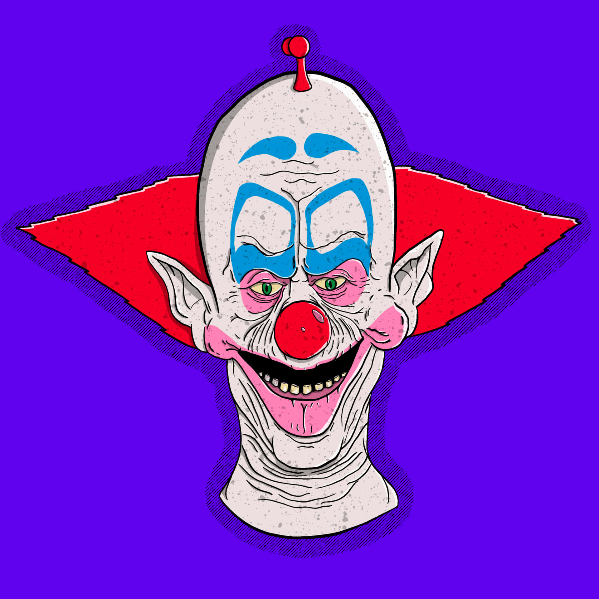Buscadorde Imágenes Killer Klowns From Outer Space En La Escena Fondo de pantalla
