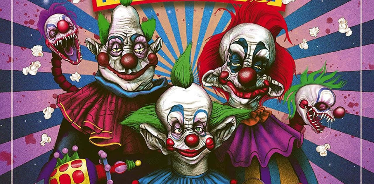 A Poster For The Movie 'the Clowns' Wallpaper
