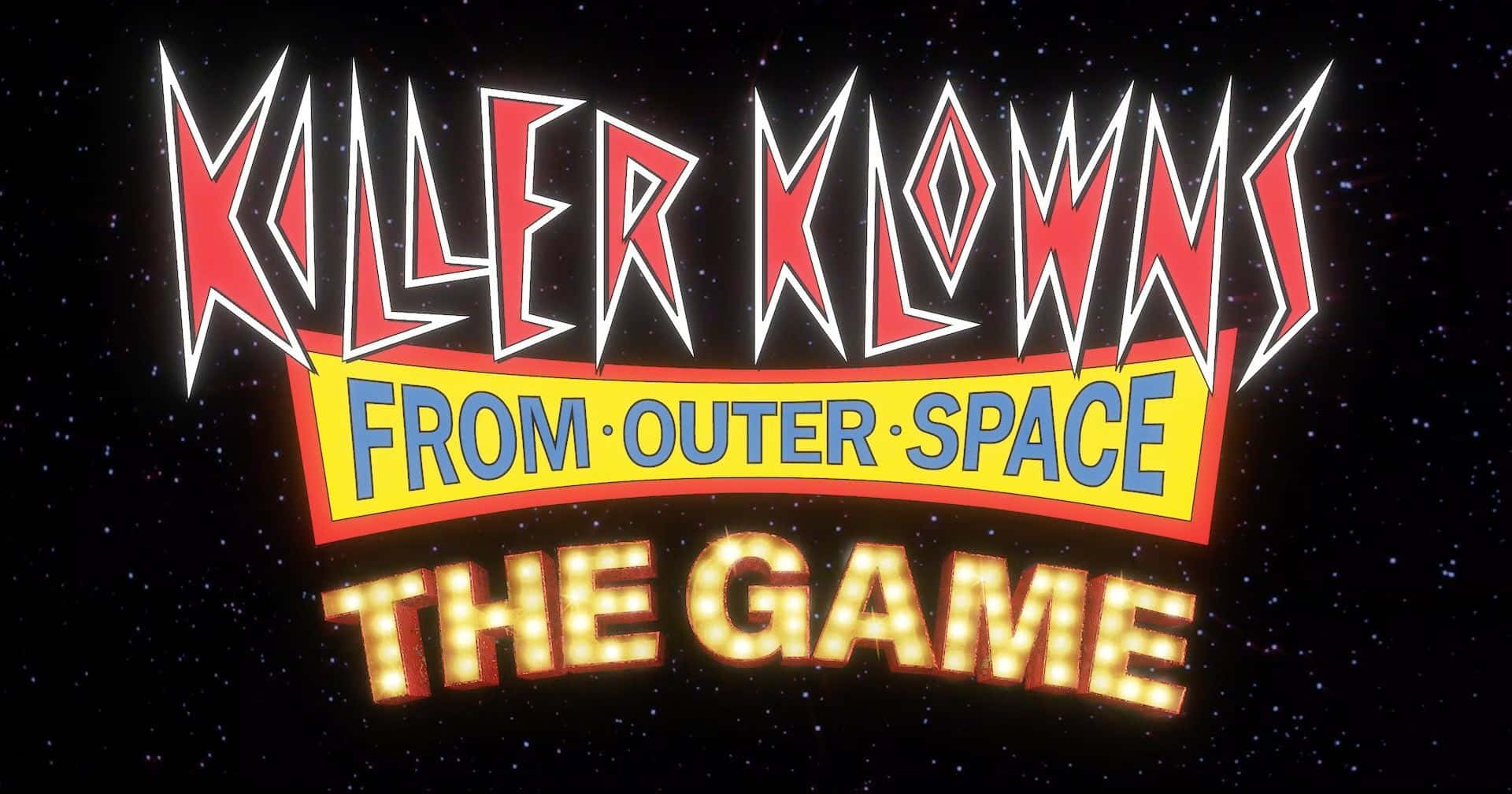 Get ready for some intergalactic havoc with the unforgettable Killer Klowns from Outer Space Wallpaper