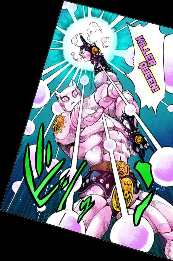 Killer_ Queen_ Manga_ Panel PNG