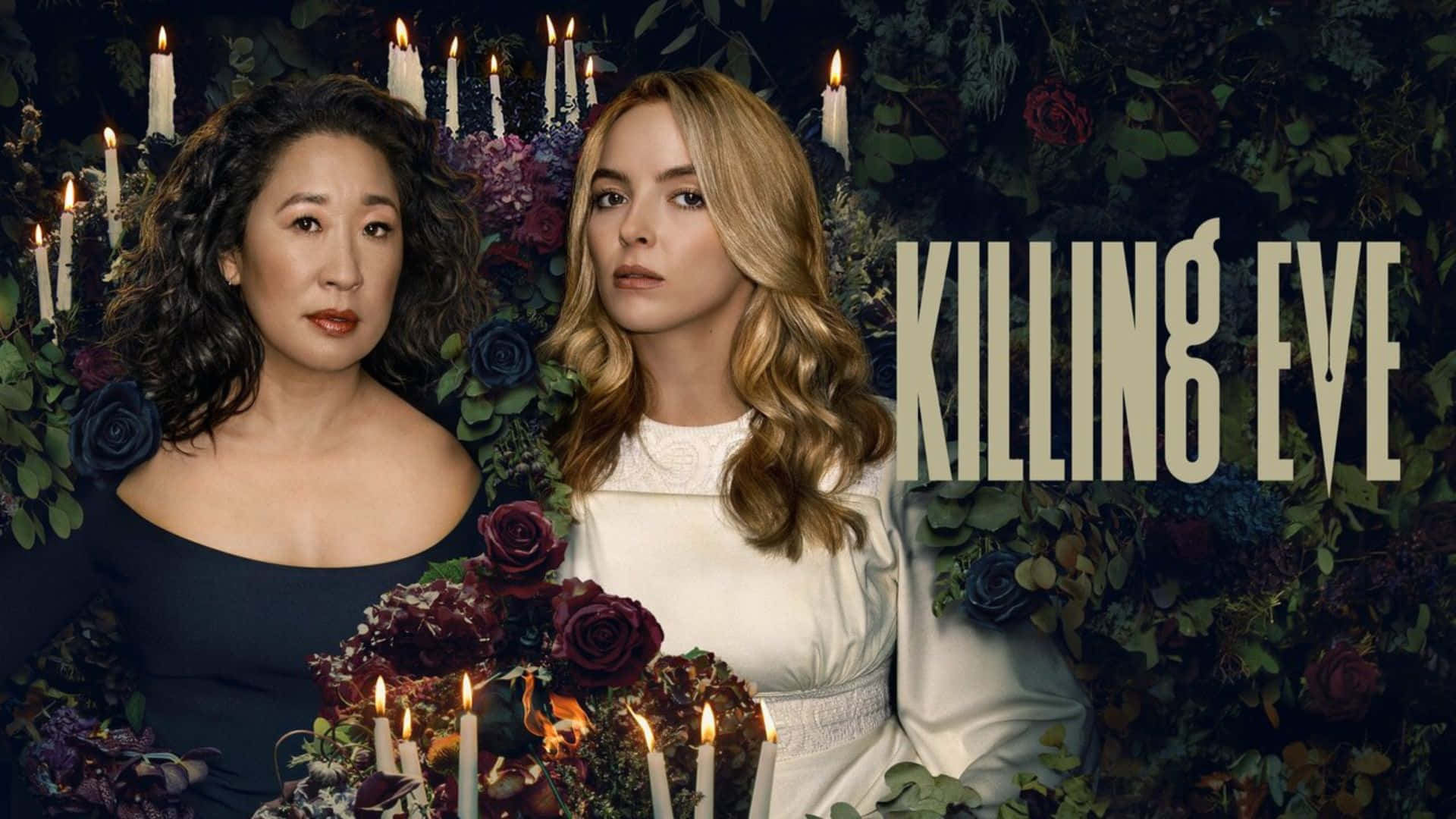 Killing Eve Series Promotional Poster Wallpaper