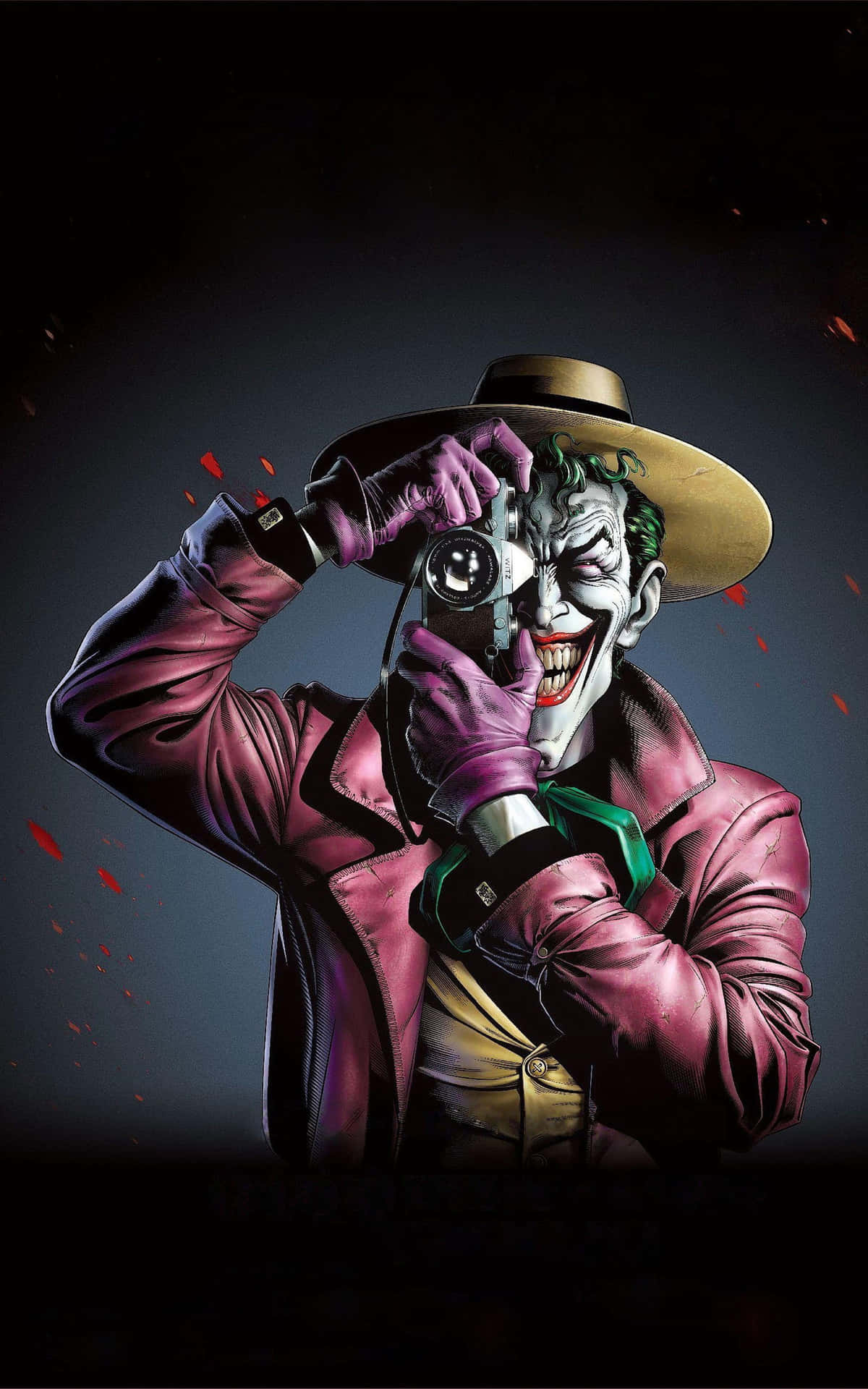 Download Killing Joke Joker 4k Phone Wallpaper 