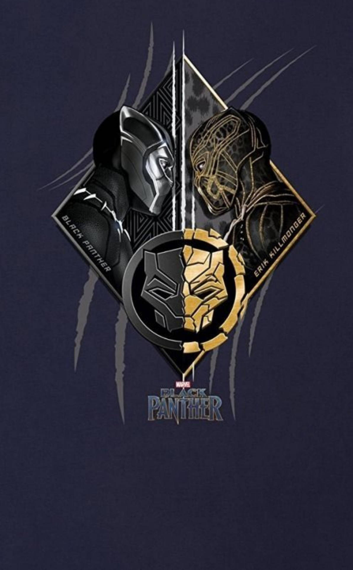 Killmonger And Black Panther Art