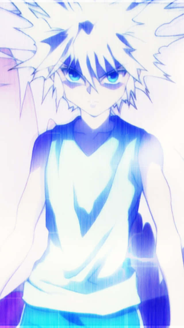 "Stay connected with Killua Phone" Wallpaper