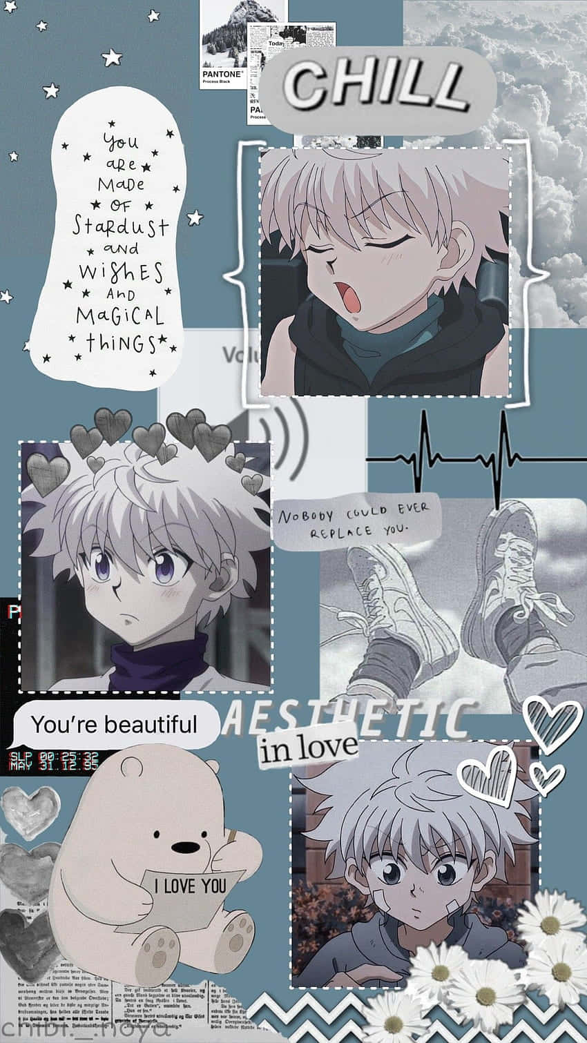 Get ready to unlock the power of Killua with this amazing phone Wallpaper