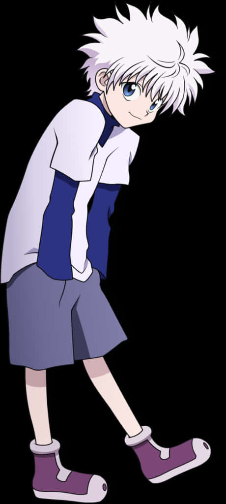 Killua Zoldyck Anime Character PNG