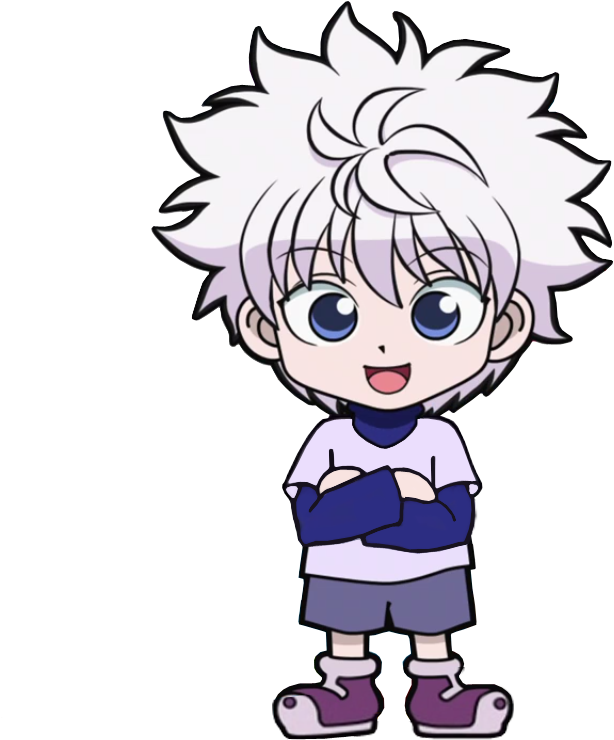 Killua Zoldyck Chibi Art PNG