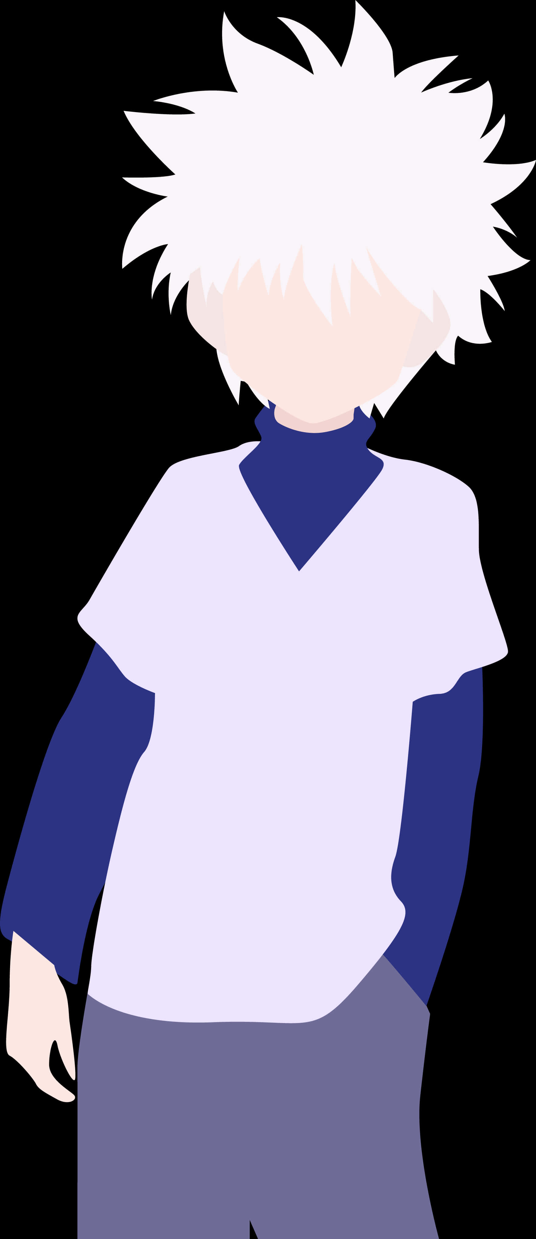 Killua Zoldyck Vector Art PNG