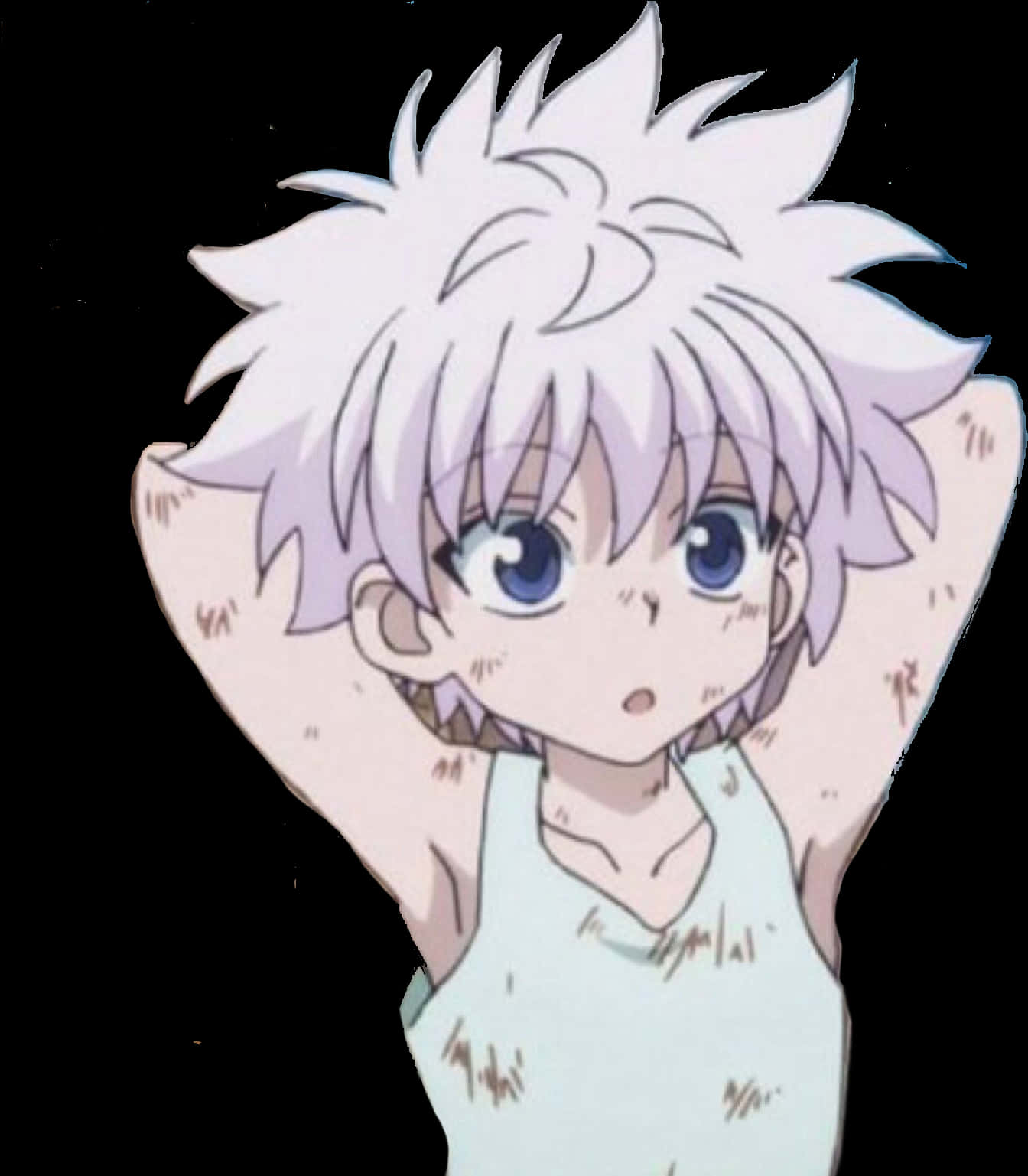 Killua_ Zoldyck_ Anime_ Character_ Portrait PNG