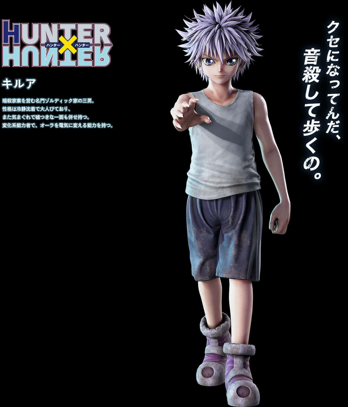 Killua_ Zoldyck_ Hunter_x_ Hunter_ Promotional_ Art PNG