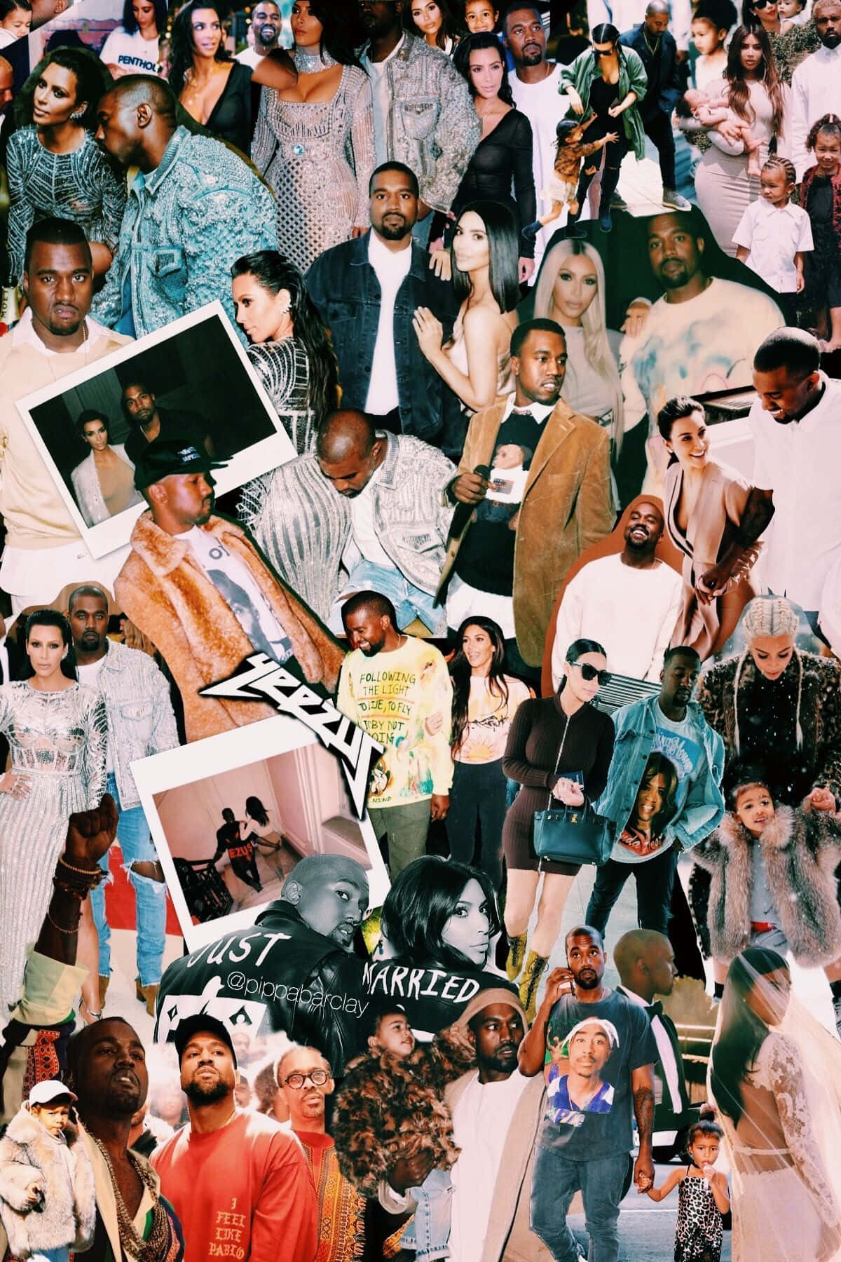 Kim And Kanye Rapper Pfp Wallpaper