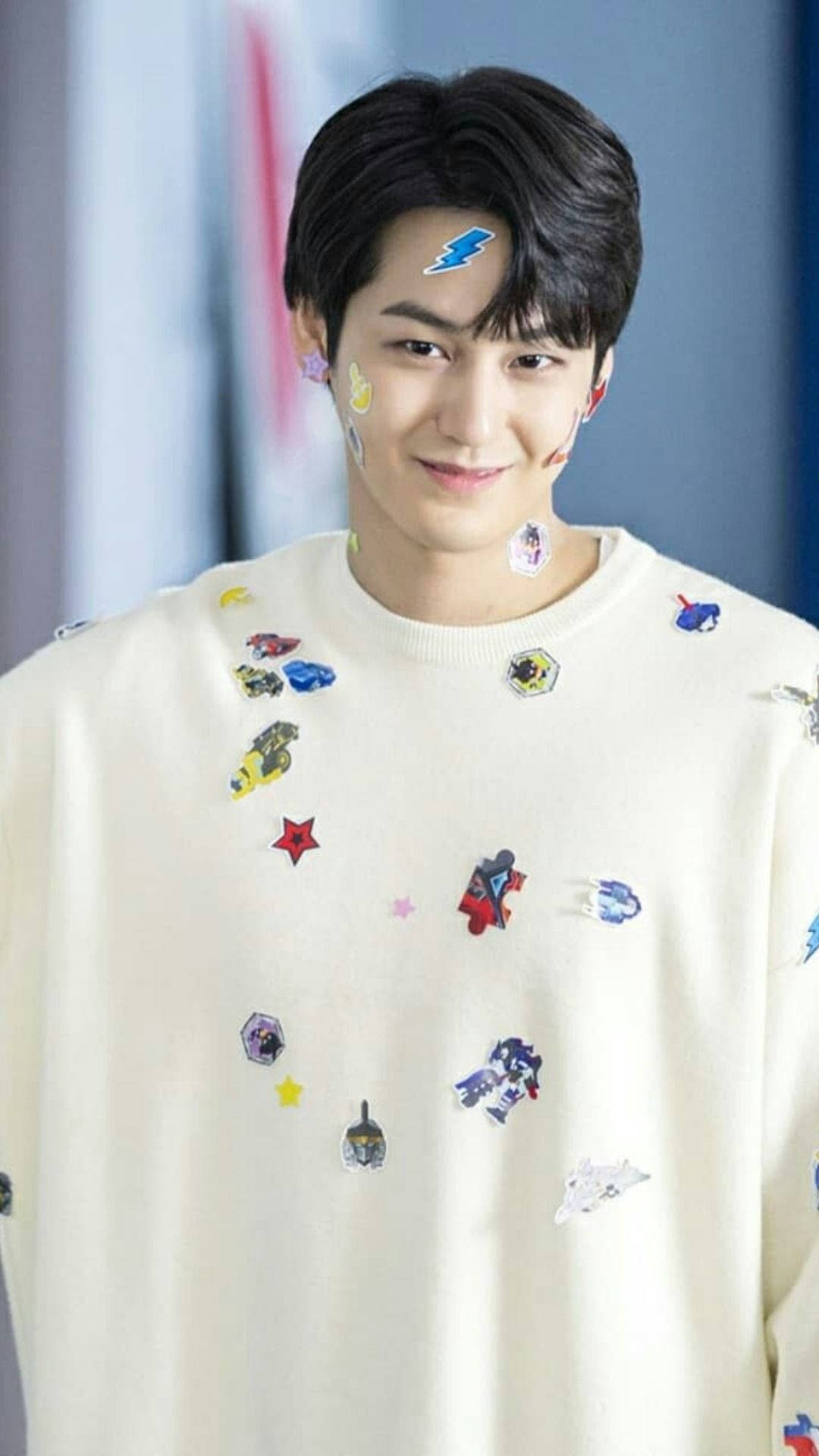 Kim Bum With Stickers Wallpaper