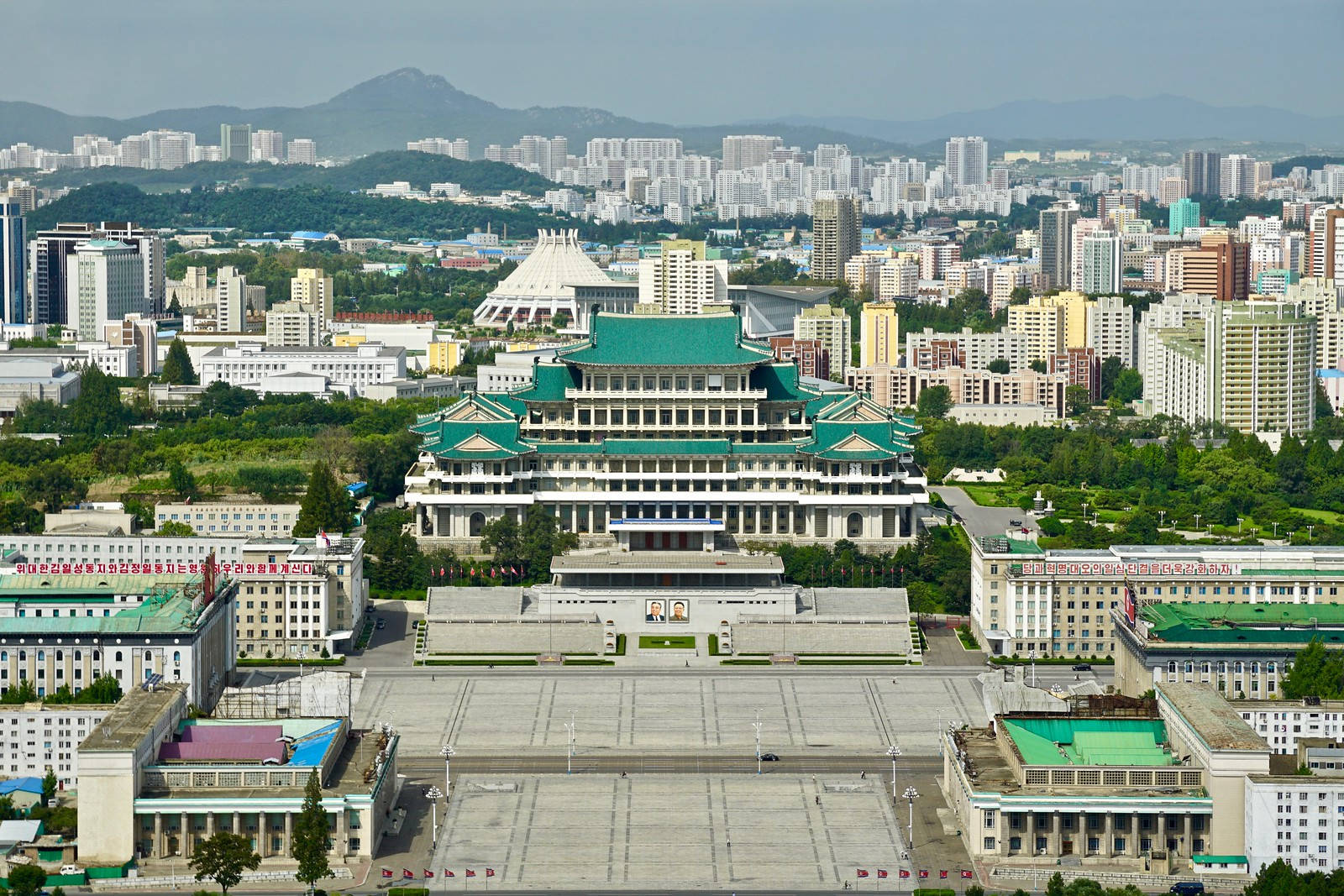 Kim Il Sung Square Pyongyang Hd Wallpaper
