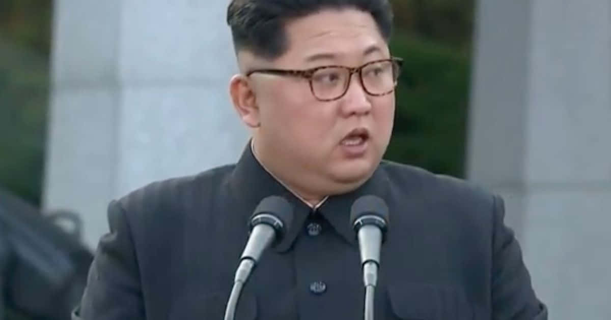 Kim Jong - Un Speaks At A Ceremony