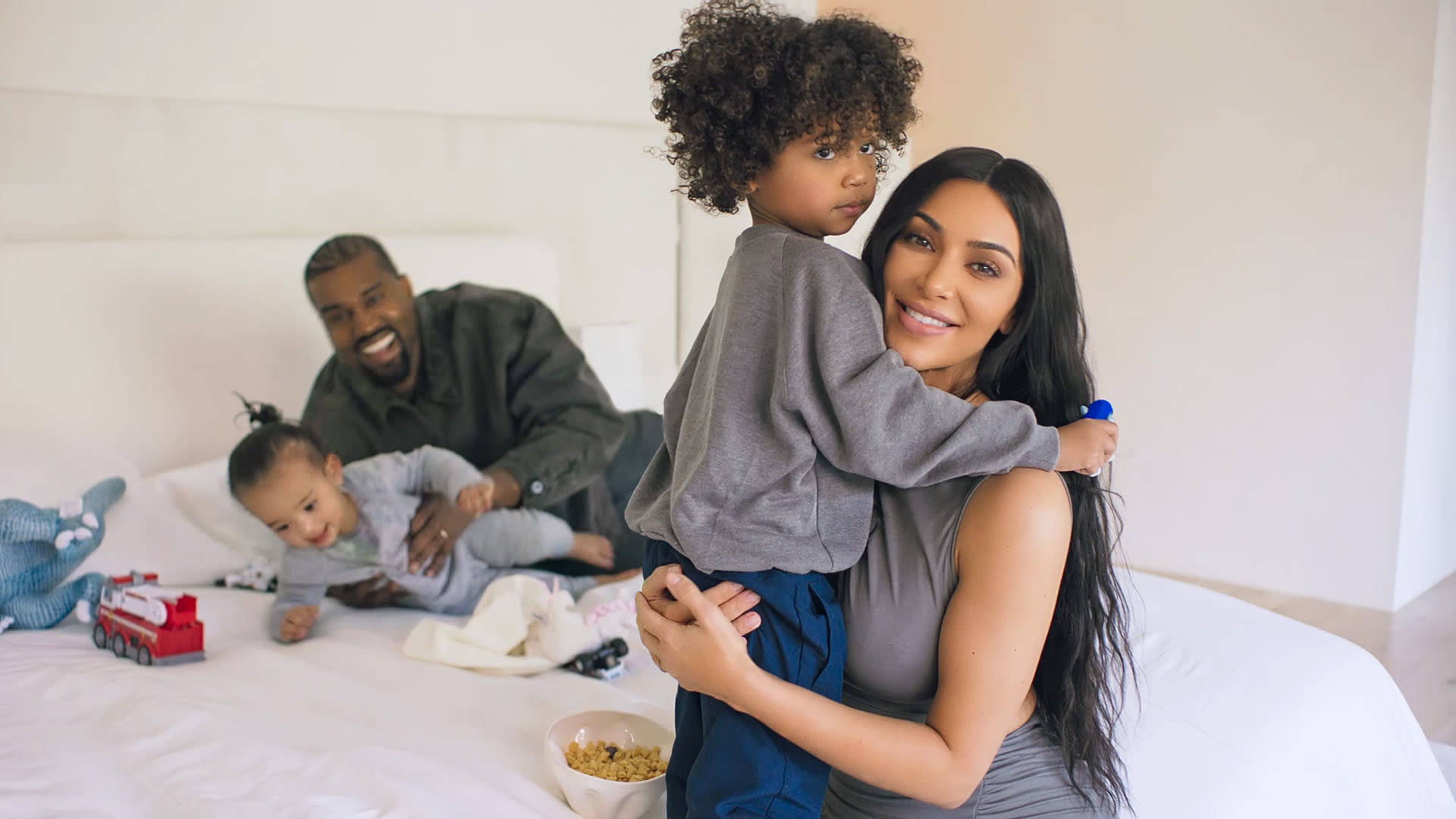 Kim Kardashian And Kids