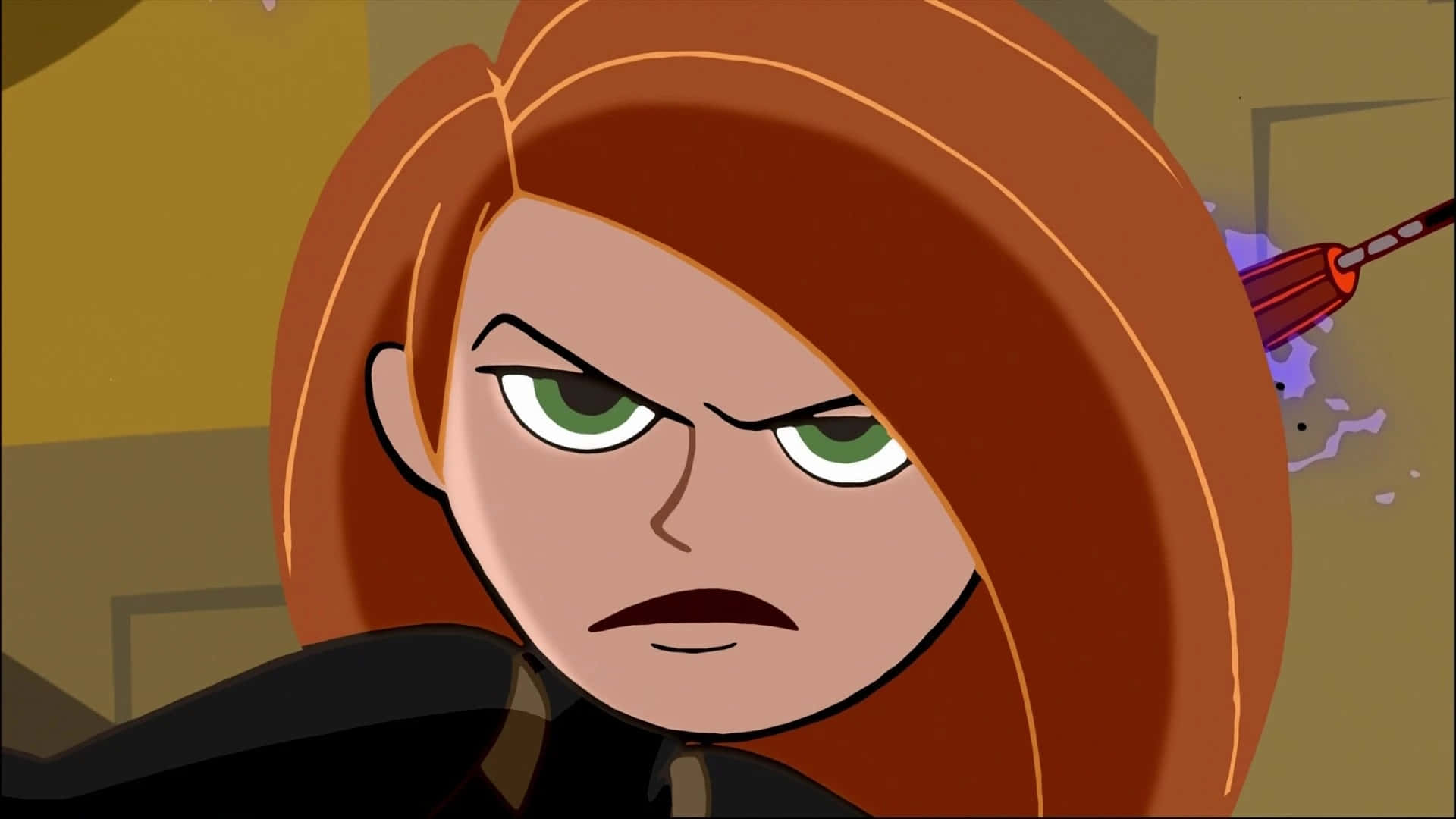 Kim Possible in Action Wallpaper