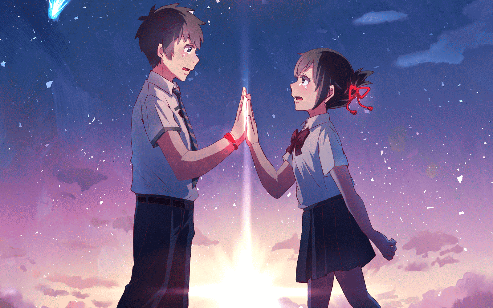 Two contrasting yet connected characters in Kimi No Na Wa