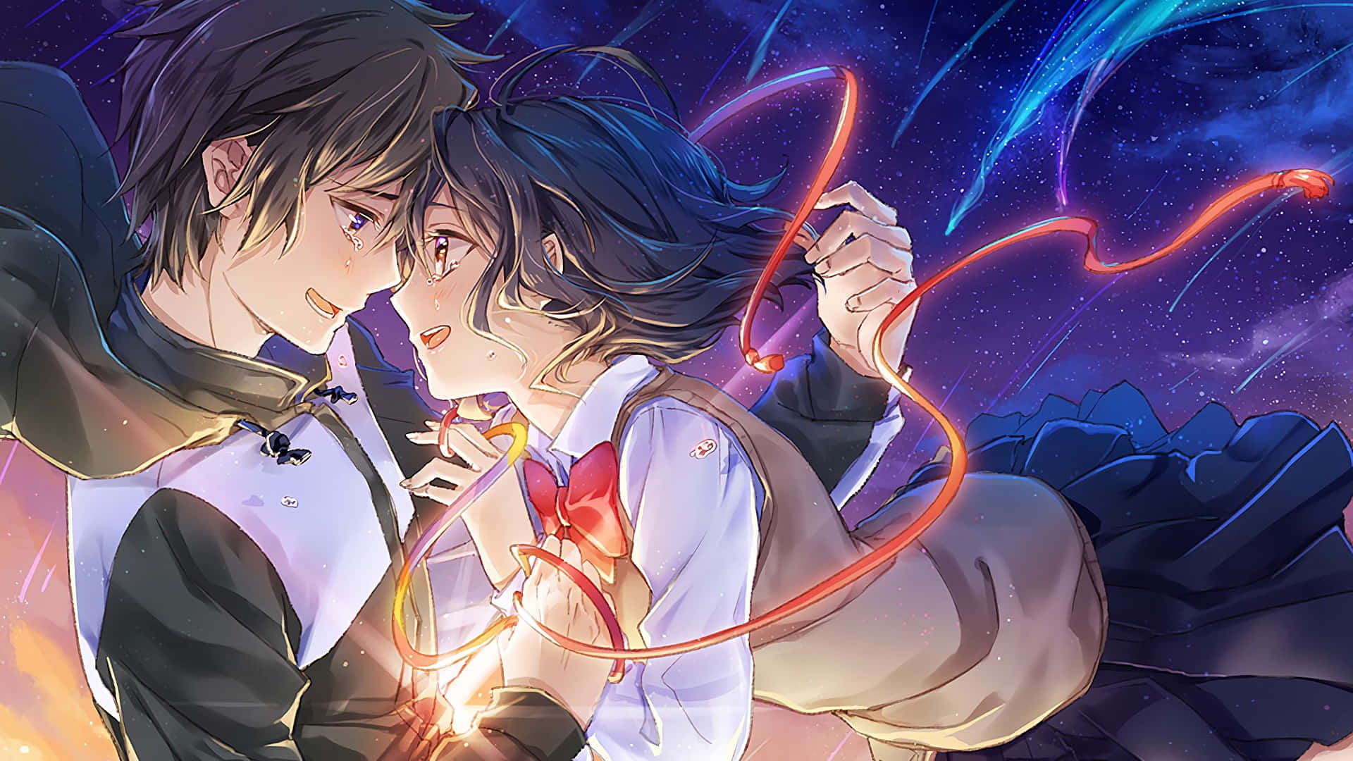Download Two contrasting yet connected characters in Kimi No Na Wa