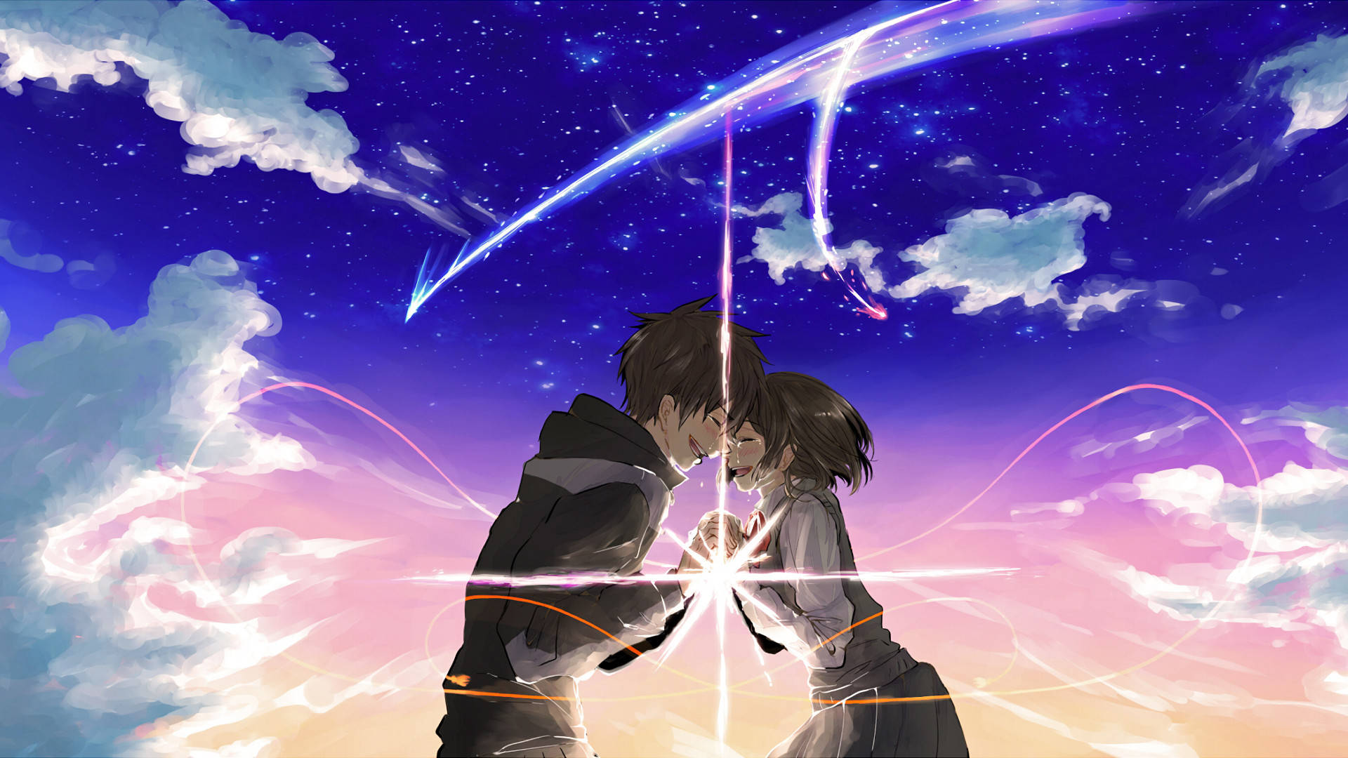 HOT] Kimi No Na Wa (Mitsuha & Taki) ~ Korigengi, Wallpaper Anime