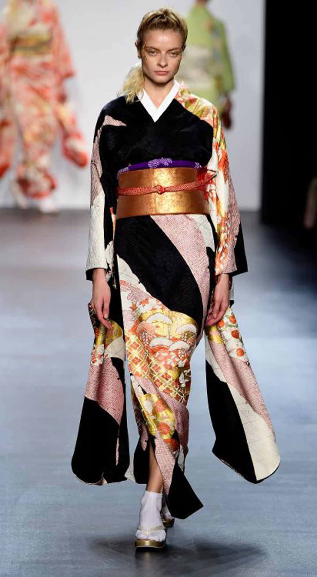 A beautiful kimono for a special occasion