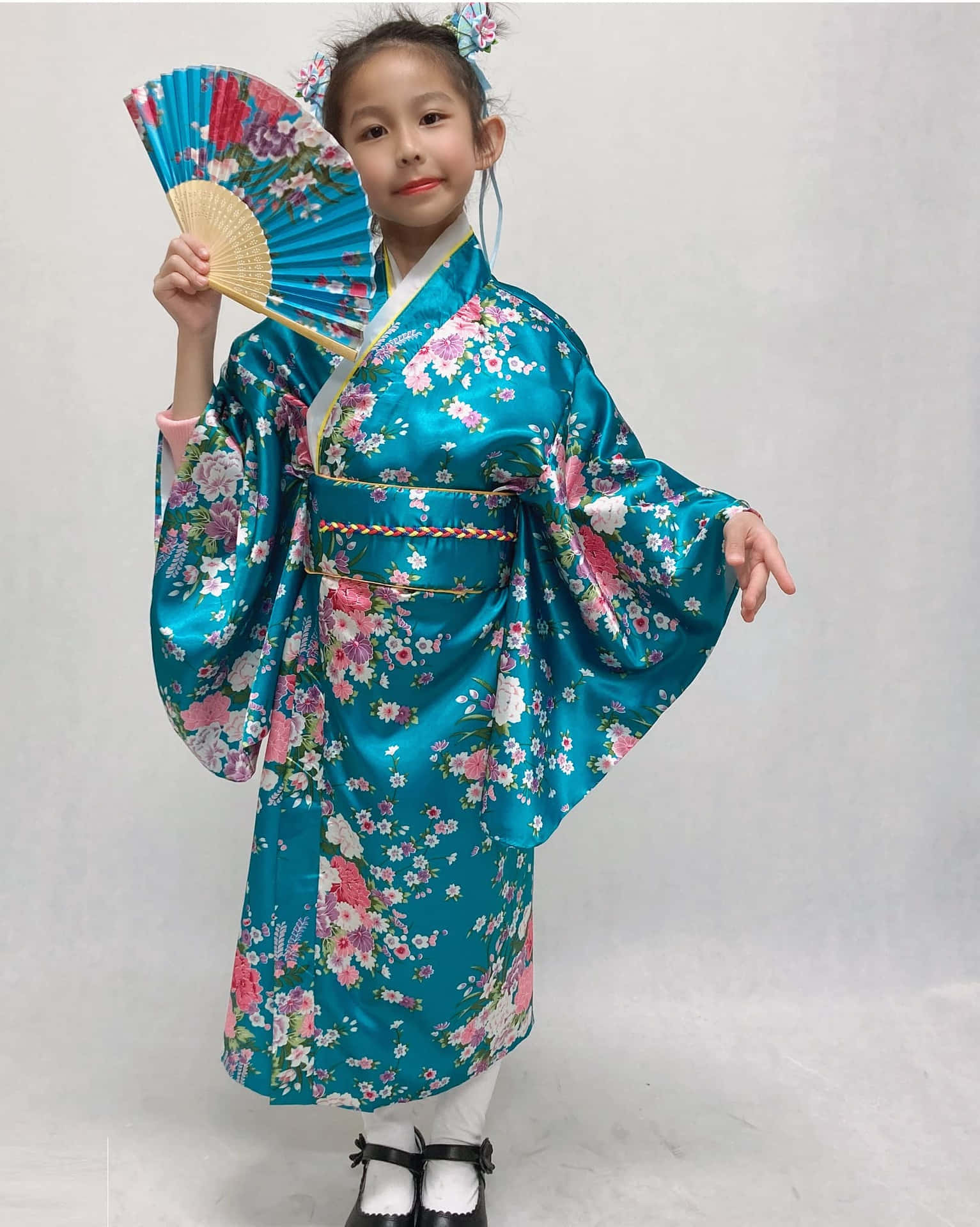 Elegantekimono Floral Femenino.