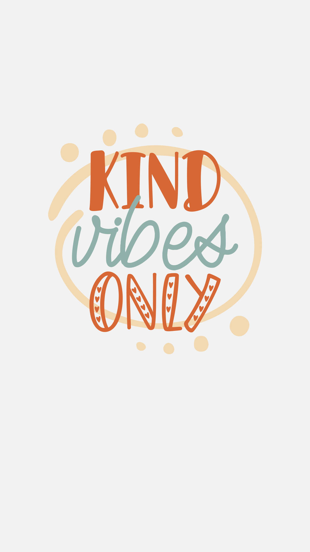Kind Vibes Motivational Quotes Aesthetic Wallpaper