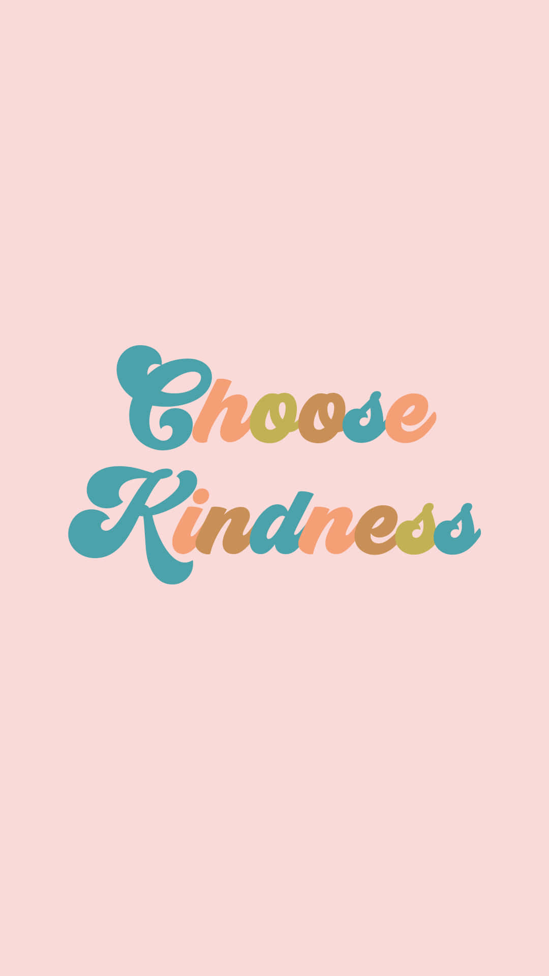 Pink Choose Kindness Picture