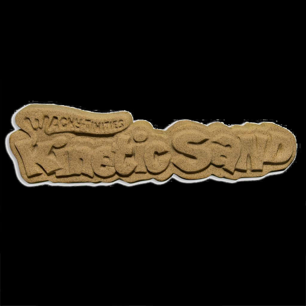 Kinetic Sand Logoon Black Background PNG