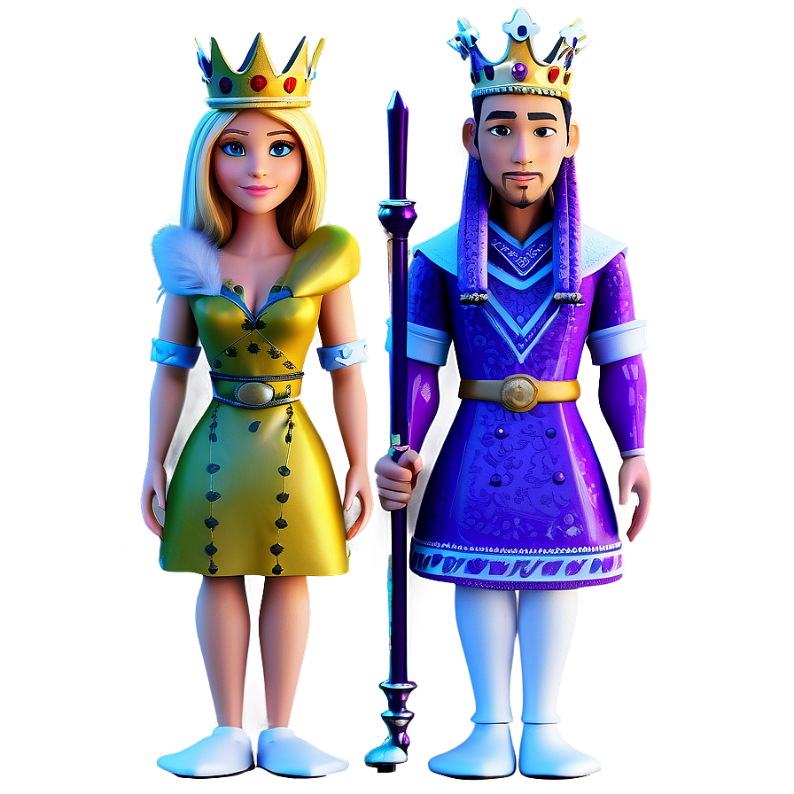 King And Queen Card Png Rrj PNG