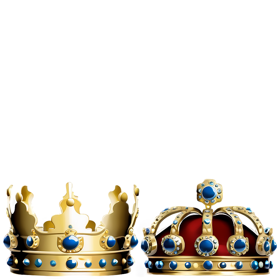 King And Queen Crowns Together Png Ufs PNG