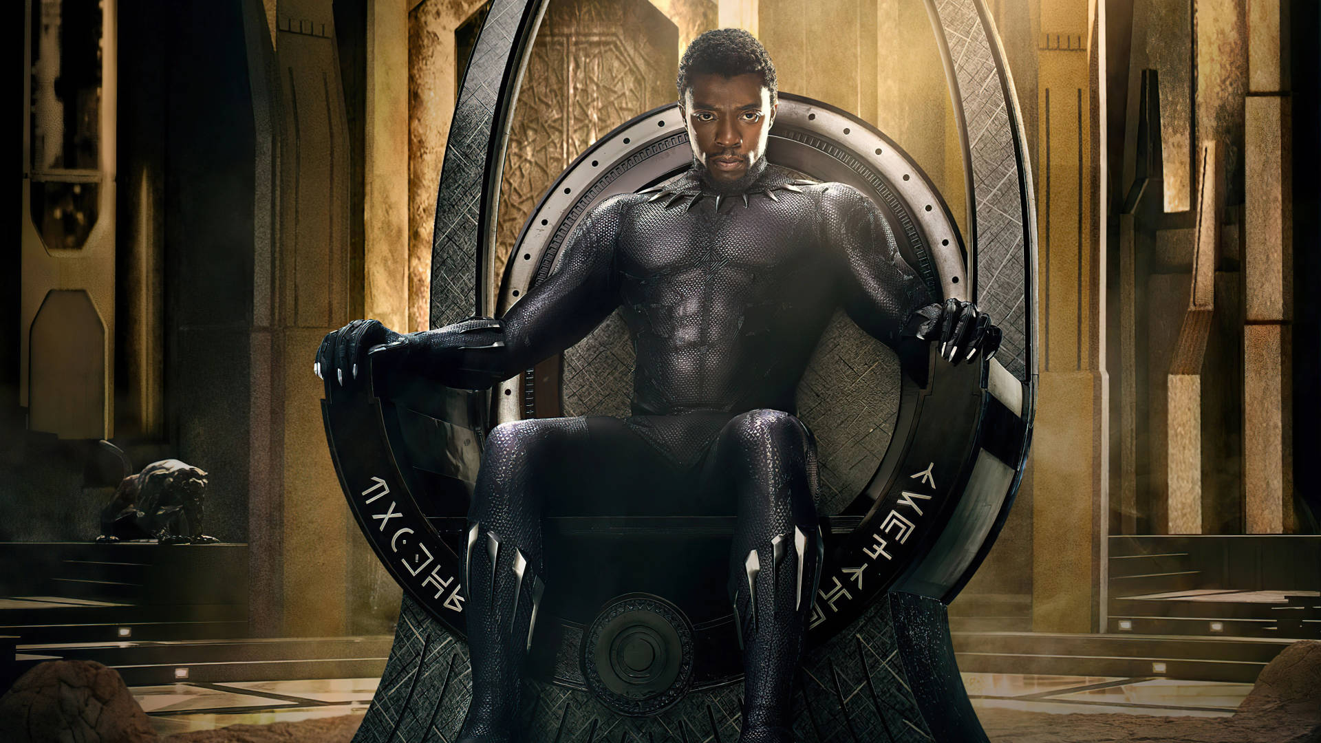 King Black Panther 4k Ultra Hd Dark Background