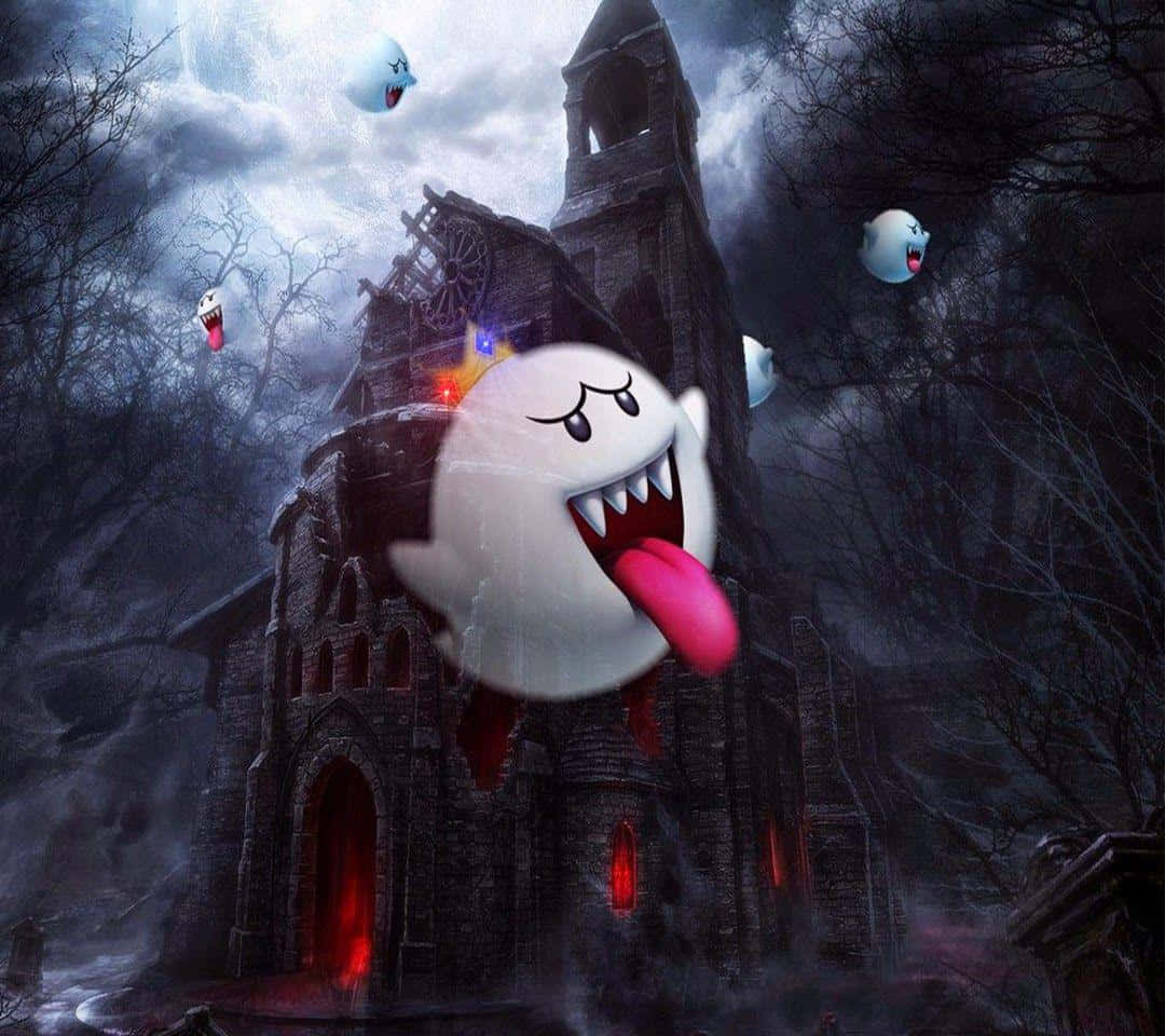 King Boo - The Ghostly Nemesis from Super Mario Wallpaper