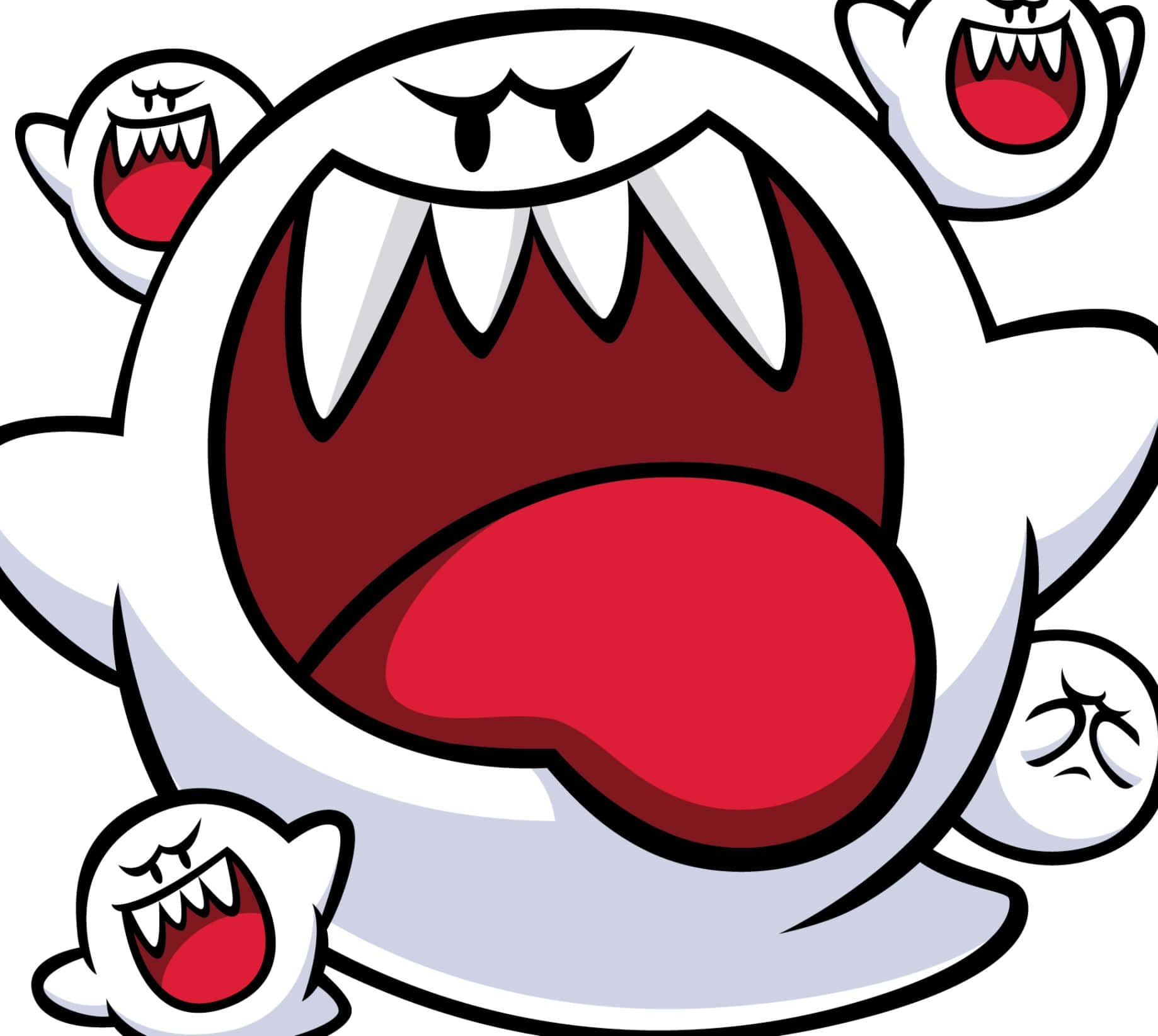 King Boo: The Fearsome Ghost of the Mushroom Kingdom Wallpaper