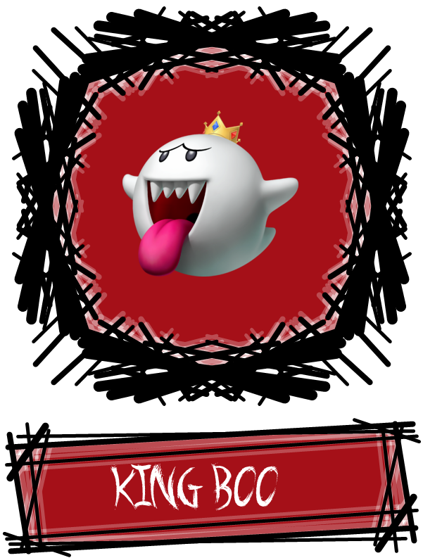 King Boo Cartoon Artwork PNG