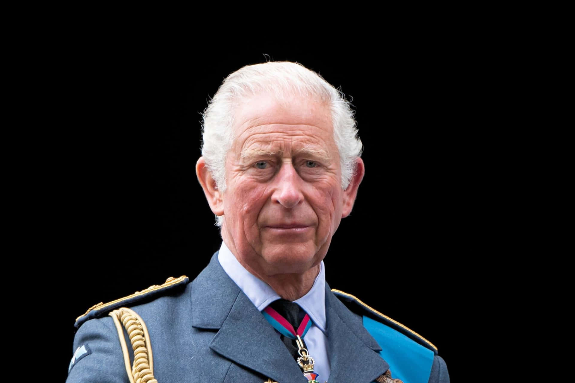 King Charles III In Air Force Uniform Wallpaper
