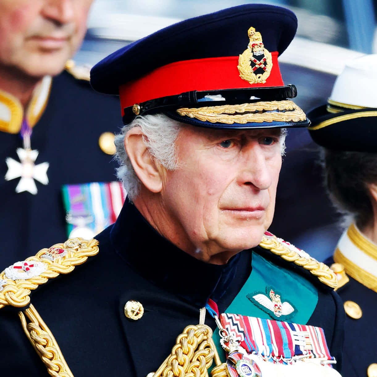 King Charles III In Military Frock Wallpaper