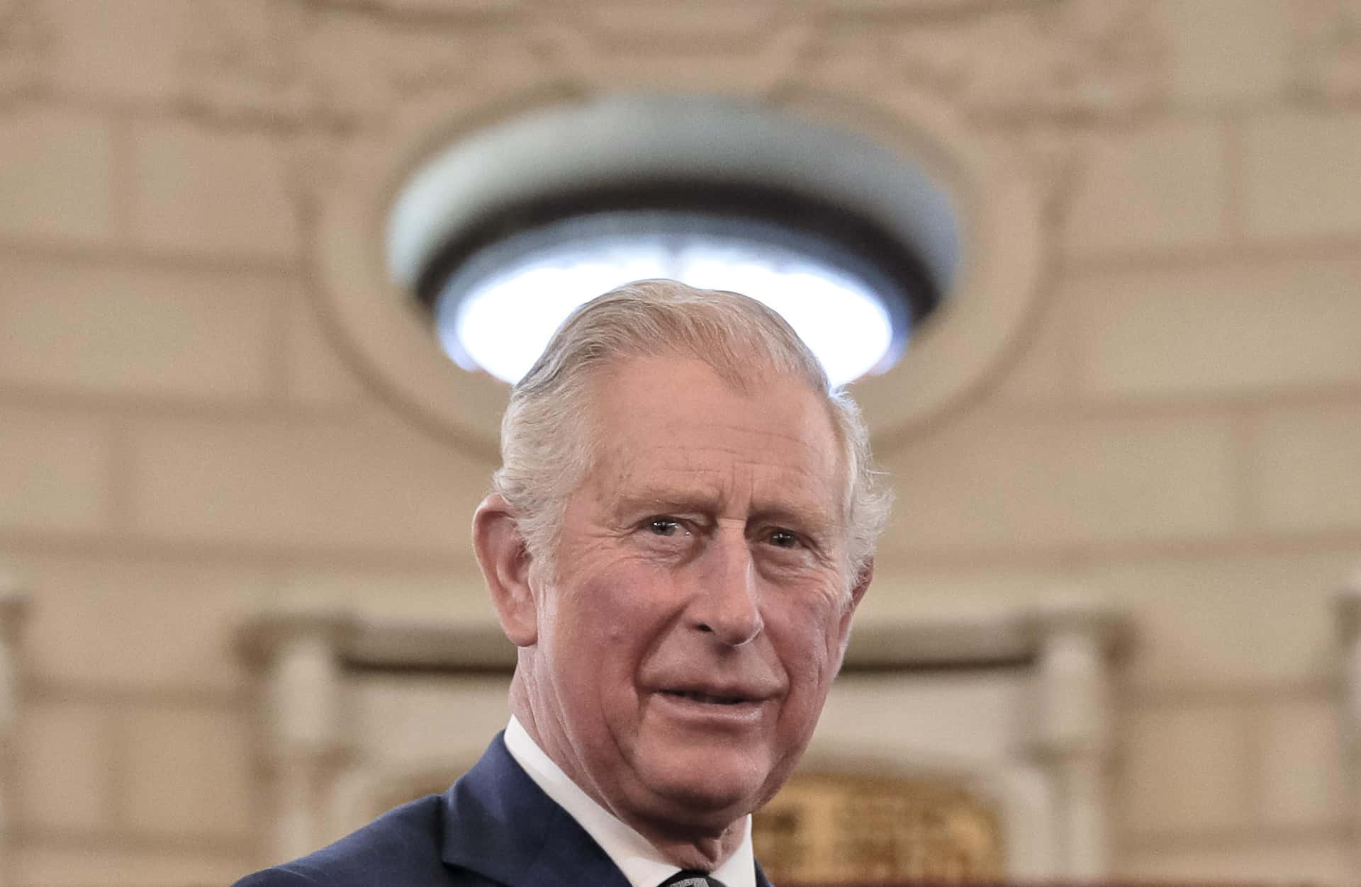 King Charles III Speaking At Event Wallpaper