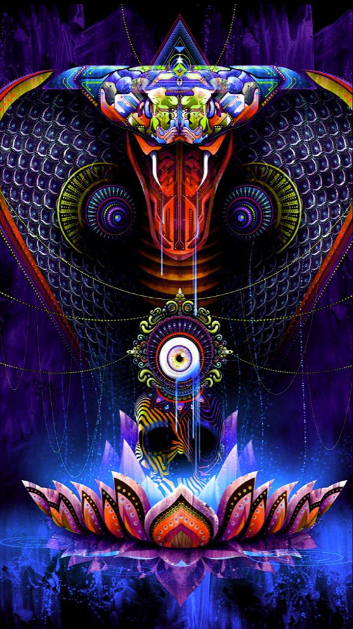 King Cobra Digital Art Wallpaper