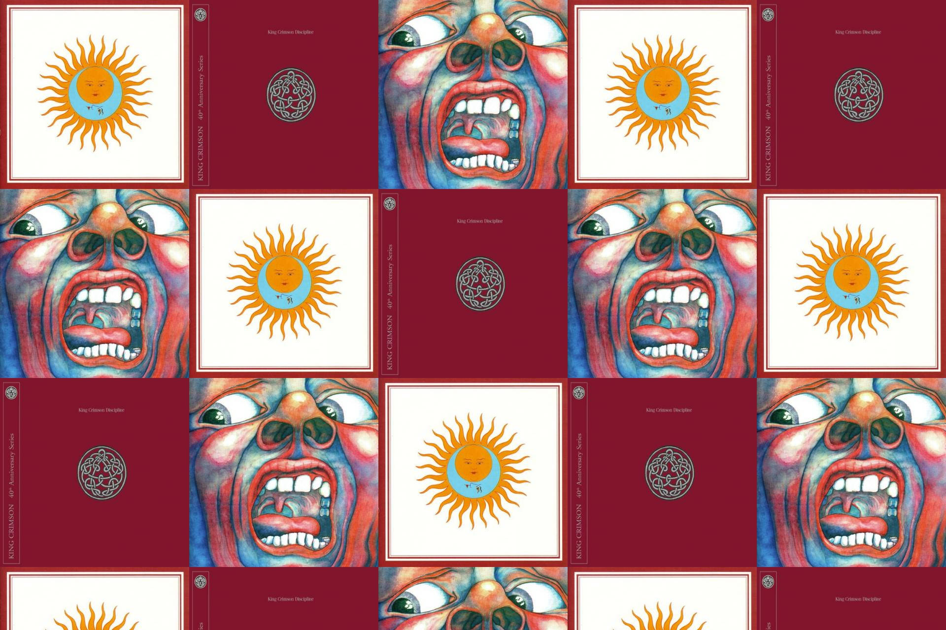 King Crimson Band Cover Collage Wallpaper