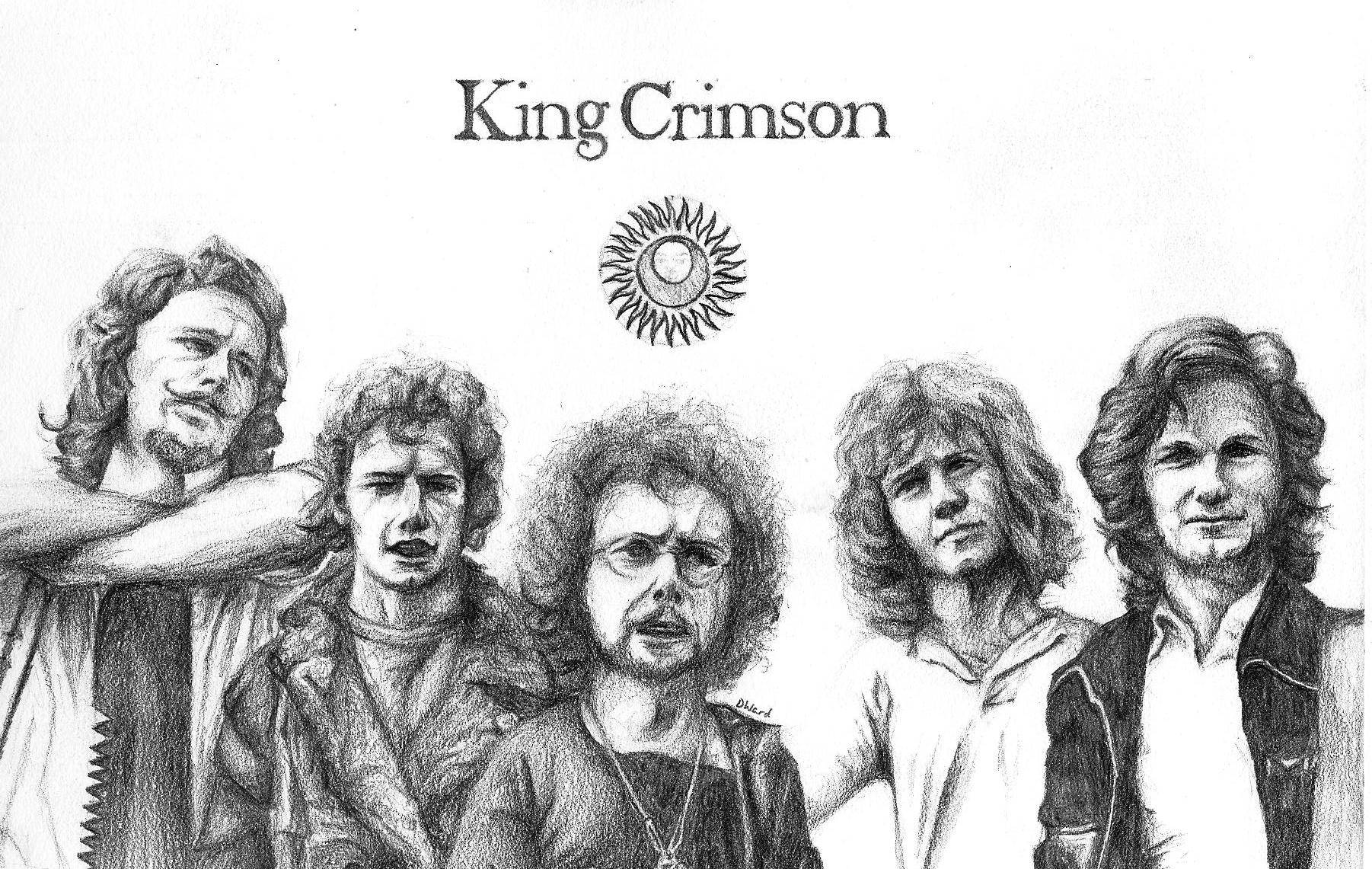 King Crimson Band Skitse Wallpaper