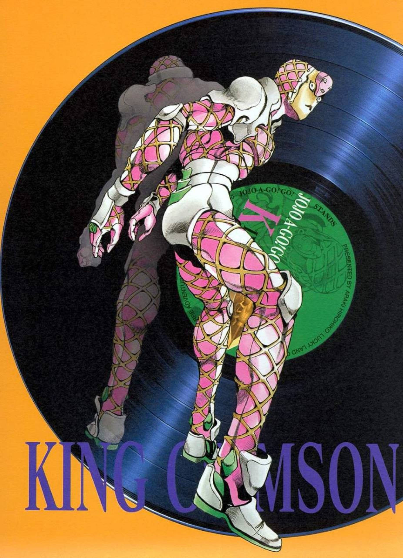 King Crimson Med Gammel Disk Wallpaper