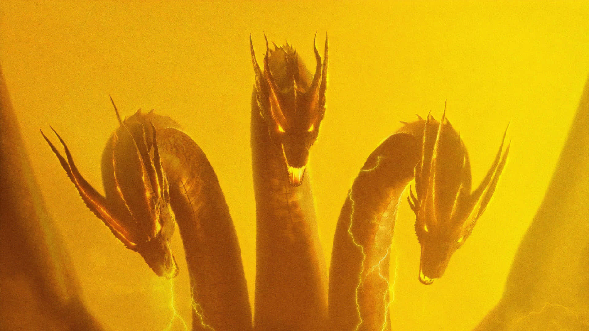 King Ghidorah - The Mighty Three-Headed Dragon Wallpaper