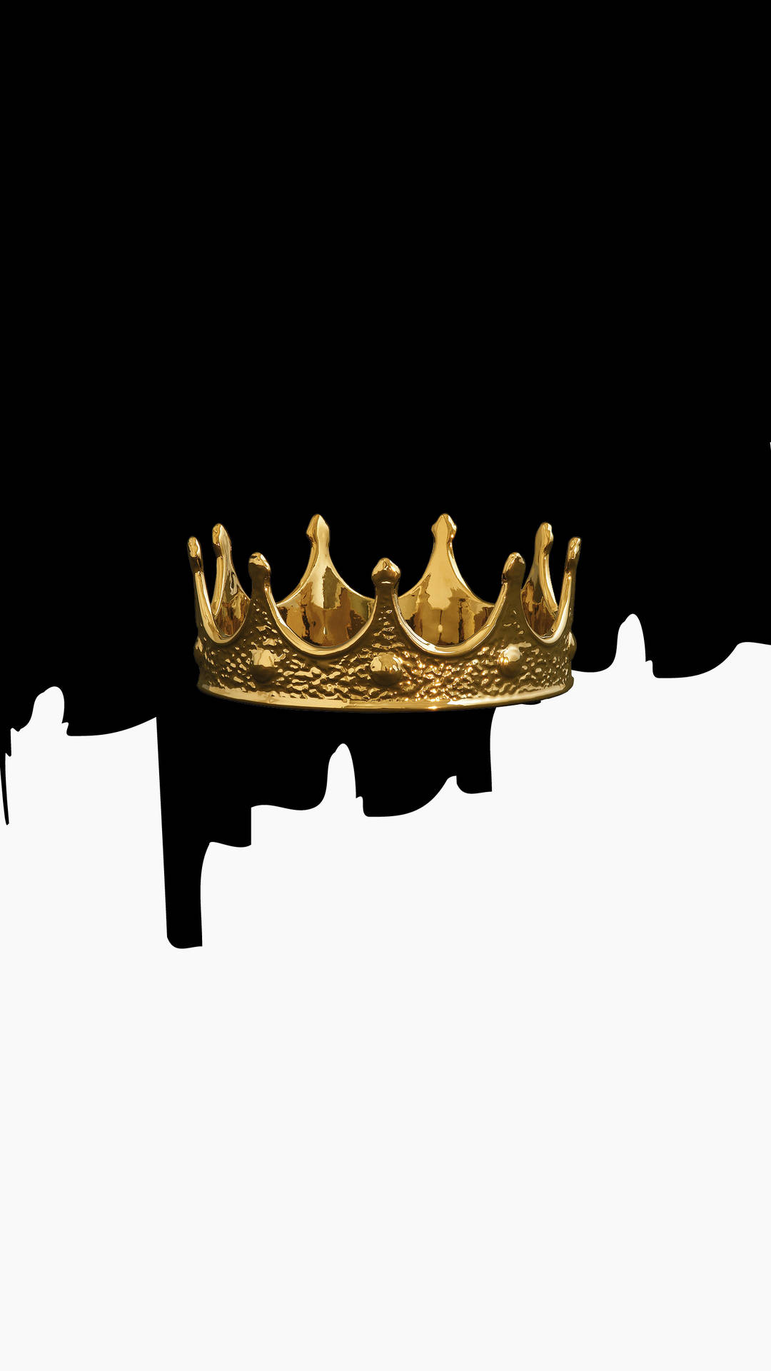 King Gold Imperial Crown Wallpaper