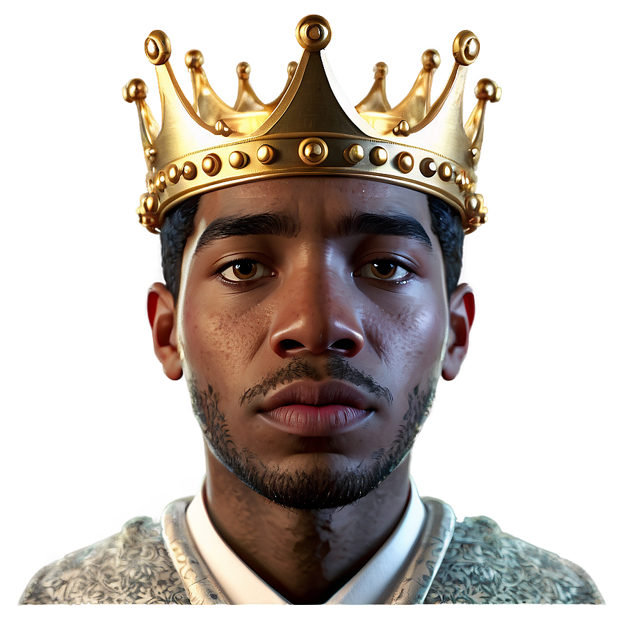 King Head Crown Png Esq85 PNG