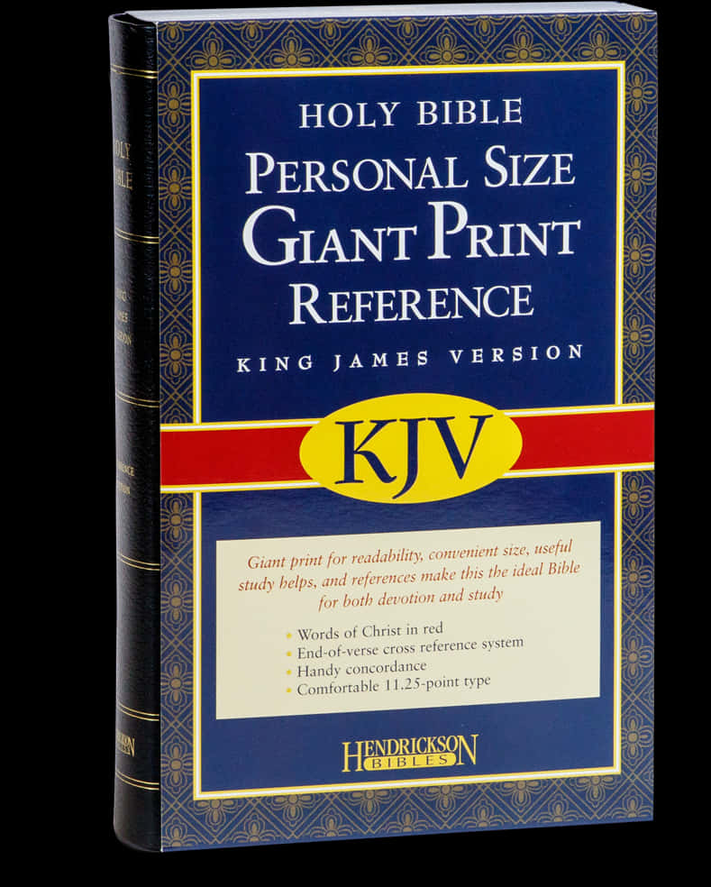 King James Version Giant Print Bible PNG