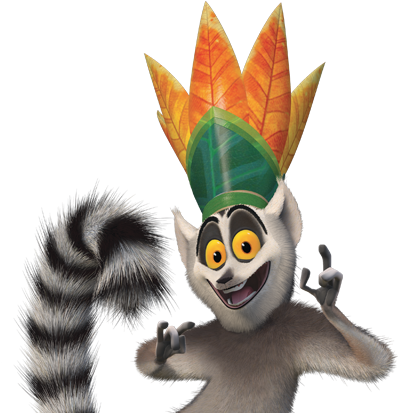 King Julien Madagascar Character PNG