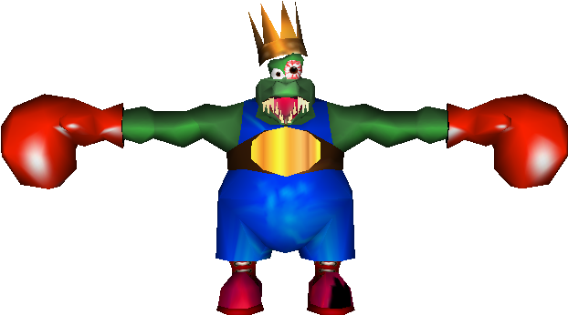 King K Rool Donkey Kong Character PNG